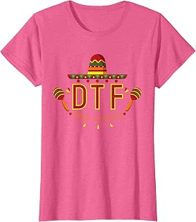 DTF Down to Fiesta | Cinco De Mayo Sombrero Tee T-Shirt