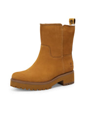 Women's Carnaby Cool Basic Warm Pull On Wr Chelsea Boot by Timberland – 7, Leather, Wheat