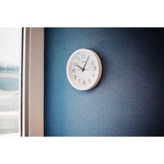 12" Wall Clock by Global Industrial – Plastic, White, Model 695323