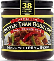 Better Than Bouillon Premium Roasted Beef Base, Makes 38 Cups of Broth, 8 oz