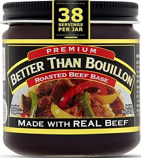Better Than Bouillon Premium Roasted Beef Base, Makes 38 Cups of Broth, 8 oz