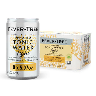 Naturally Light Tonic Water by Fever-Tree – 5.1 Fl Oz (Pack of 8), 5.07 Fl Oz (Pack of 8), Pack of 8, Model 345821