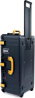 Pelican Black & Yellow 1626 case, with Wheels. Comes with Foam.