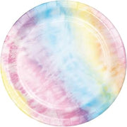 Creative Converting Tie Dye Party Dessert Plates, 8 ct