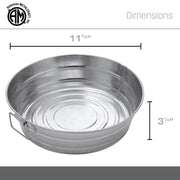 American Metalcraft 95 oz (Pack of 1) / Tub / Silver Serving Trays