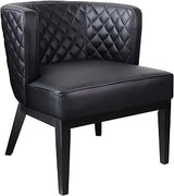 Boss Office Products Black Boss Office Ava Quilted Guest, Accent Or Dining Chair, 29" d x 25.5" w x 28" h (B529QBK-BK)