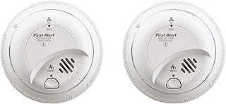 First Alert SC-9120B Hardwired Smoke and Carbon Monoxide Alarm with Battery Backup 2 Pack