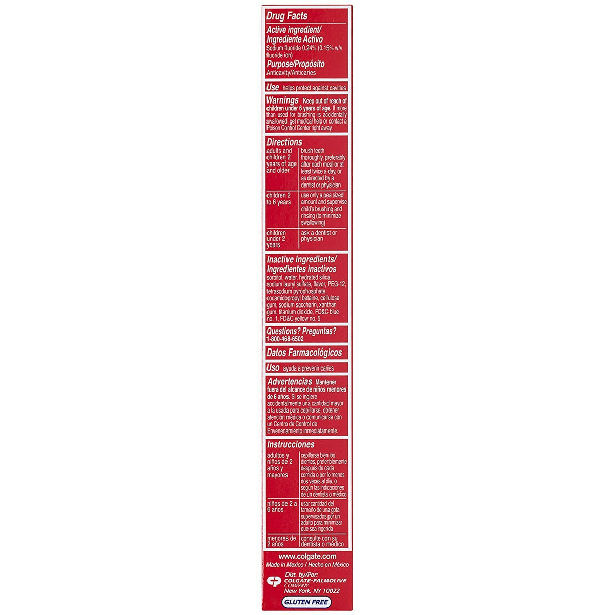 Colgate Mint / 2.5 Ounce (Pack of 6) / 1 Toothpaste