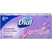 Antibacterial Deodorant Bar Soap by Dial – 3.2 Ounce (Pack of 6), Pack of 6, Model 2342976