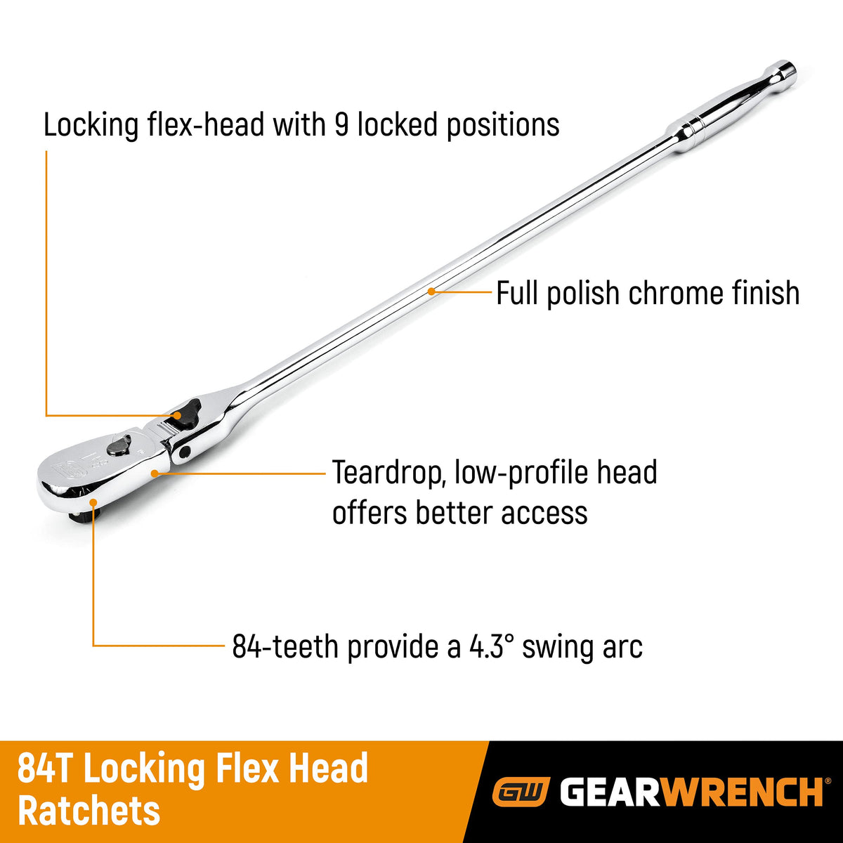 GEARWRENCH 11 Pc. Mixed Set / Ultimate Ratchet Set / Silver Socket Wrenches