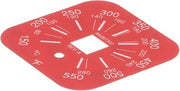 Magikitch'N A6087302 Mkg Thermostat Label, 150° to 550° F
