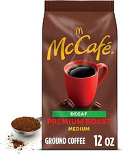 McCafe Premium Roast Decaf, Medium Roast Ground Coffee, 12 oz Bag