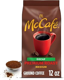 McCafe Premium Roast Decaf, Medium Roast Ground Coffee, 12 oz Bag