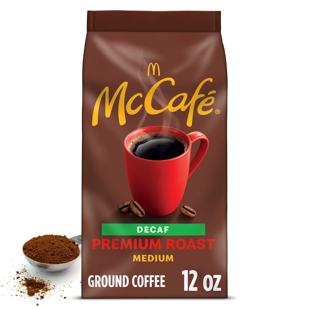 Premium Roast Decaf by McCafe – 12 Ounce (Pack of 1), Model 00043000060919