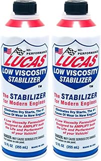 Lucas Oil 11097 Low Viscosity Stabilizer - 12 Ounce (Pack of 2)
