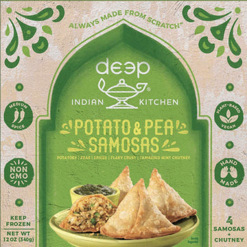 Samosa with Chutney by Tandoor Chef – 12 Ounce (Pack of 6), Pack of 6