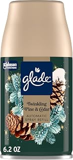 Glade Automatic Spray Refill, Air Freshener, Twinkling Pine and Cedar, 6.2 oz