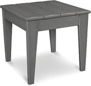 Polywood Side Table, Slate Grey