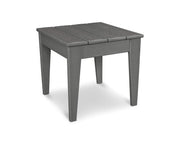 ® Side Table by Polywood – High Density Polyethylene, Slate Grey, Model MNT18GY