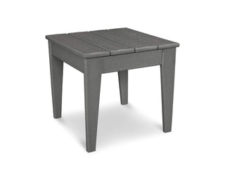® Side Table by Polywood – High Density Polyethylene, Slate Grey, Model MNT18GY