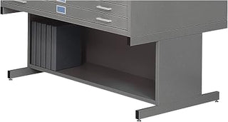 Safco Products Flat File High Base for 5-Drawer 4998GRR Flat File, Sold Separately, Gray