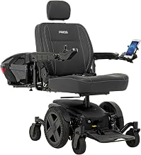Pride Jazzy EVO 613 Li Power Chair + Ultimate Kit, Extended Warranty | 21 Mile Range, Active-Trac Suspension, Mid-Wheel Drive, Memory Foam Seat