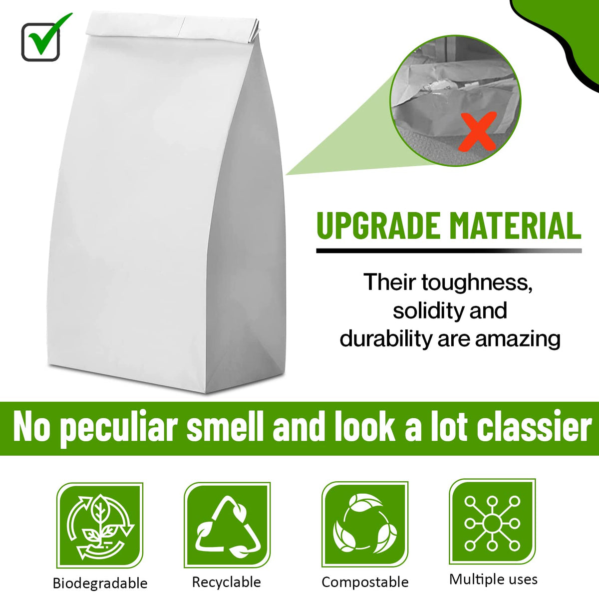 [500] 4 LB by Glownary – 500, 4.0 pounds, Plastic, White, Model 4LBP
