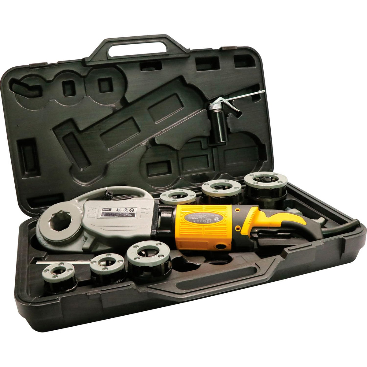 Portable Pipe Threading Machine by Global Industrial – Aluminum, Model SQ30-2C