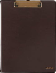 2025-2026 AT-A-GLANCE® Signature Collection Clipboard with Monthly Planner, 8" x 11", Brown, January to January, YP60009