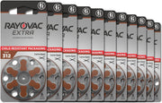 Extra Advanced by Rayovac – 60 Count (Pack of 1), Brown Tab