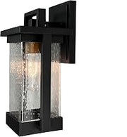 ArtCraft AC8021BK Port Charlotte - 1 Light Outdoor Wall Sconce-12.44 Inches Tall and 5.9 Inches Wide