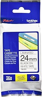 Brother TZ251 - Laminated Tape - Black on White - Roll (2.4 cm x 8 m) - 1 pcs.