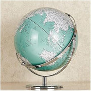 Practical Globe Blue Oceans World Globes Metal Stand Geographic Globes Creates Interactive Educational Globe for Students Geography Teacher Beautifully Decor