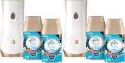 Glade Automatic Spray Refill and Holder Kit, Air Freshener for Home and Bathroom, Aqua Waves, 6.2 Oz, 2 Count (Pack of 2)