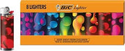 BIC Maxi Pocket Lighter, Special Edition Lava Series, 8 Count Pack of Lighters