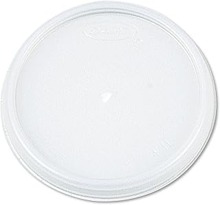 Dart 16JL Plastic Lids Fits 12-24 oz Foam Cups Translucent 100/Pack 10 Packs/Carton