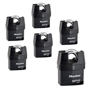 Master Lock 6 Pack / 1 / 6 Keyed Padlocks