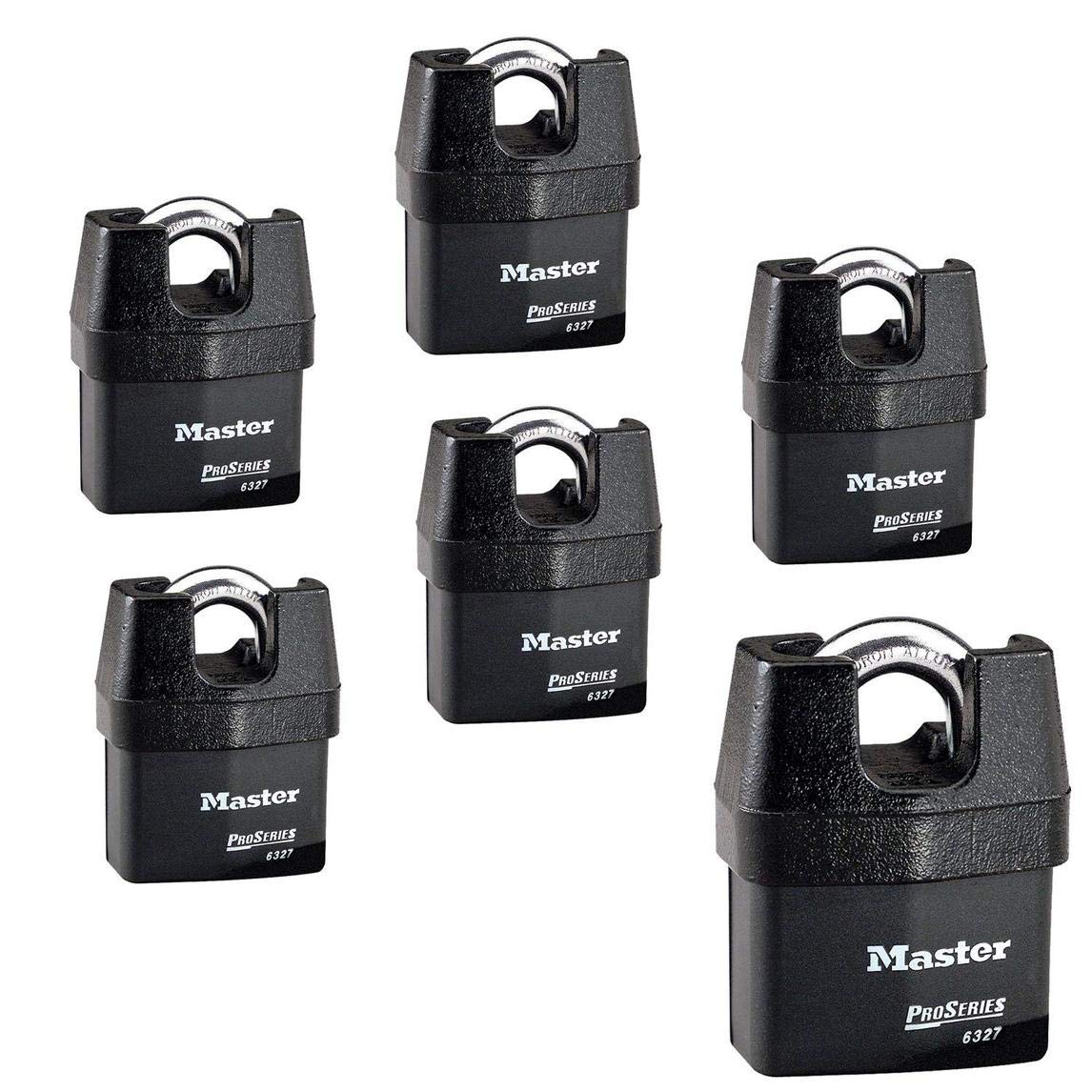 Master Lock 6 Pack / 1 / 6 Keyed Padlocks
