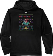 Disney Princess The Little Mermaid Ariel Christmas Sweater Performance Hoodie