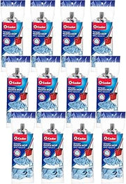 O-Cedar Microfiber Cleaning Cloth Mop Refill, Reusable & Machine Washable (Pack of 12)
