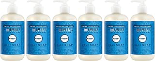 Mrs. MEYER'S Clean Day Liquid Hand Soap, Blueberry Scent, 12.5 Ounce Bottle, (Pack of 6)