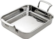 Browne Foodservice THERMALLOY 14x 11.4 x 2 Inch Stainless Steel Roast Pan