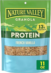 Nature Valley French Vanilla Protein Granola, Resealable Pouch, 11 oz