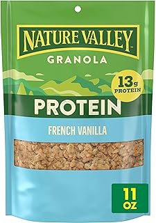 Nature Valley French Vanilla Protein Granola, Resealable Pouch, 11 oz