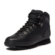 Men's Euro Hiker Lace Up Hiking Boot by Timberland – 7.5, Leather, Black Nubuck