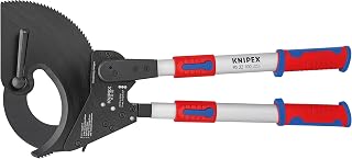 KNIPEX 95 32 100 Comfort Grip Ratcheting Type Cable Cutters