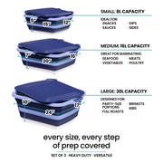 Modern Innovations Blue / 3 Bus Tubs