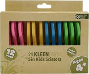 Westcott Kids Scissors 12-Pack, 5" Blunt Tip Safety Scissors for Ages 4+, Left & Right Handed, Recycled Eco-Friendly for School and Craft Projects