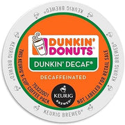 Dunkin' Donuts Decaf Coffee K-Cups, 24 count/box - Pack 0f 4(total 96 count)