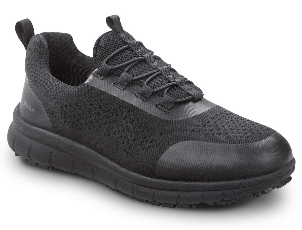 Womens Black MaxTrax Soft Toe SRO Slip-On Athletic 9.5 M by SR Max – 9.5, Rubber, Black, Model Anniston